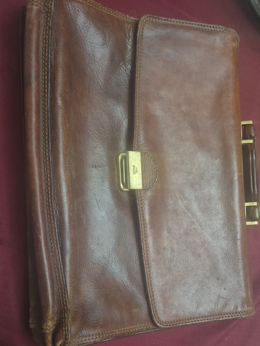 Vintage The Bridge Leather Briefcase